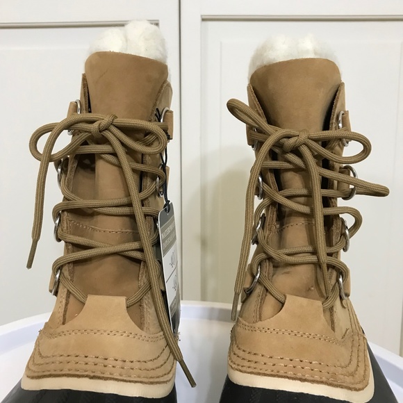 Sorel Caribou Waterproof Buff Boots Size 10 - Picture 3 of 7